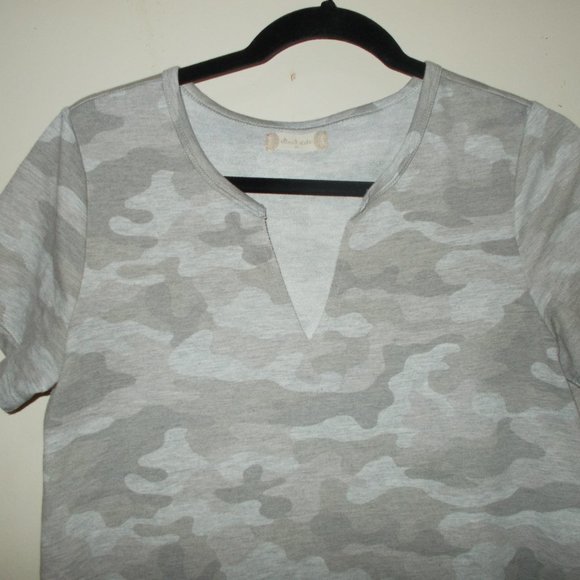 Altar'd State Camo Pattern Dress Gray Size Medium - Picture 2 of 7